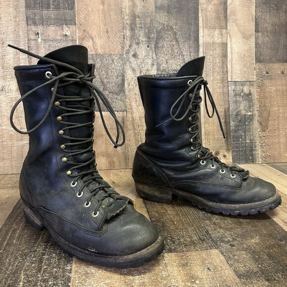 Whites Hathorn H7809 Wildland Logger Packer Plain Toe Work Boots Mens 11.5 EE main image 4